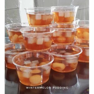 Wintermelon pudding dalam cup