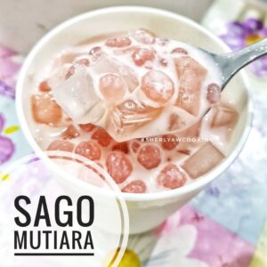 Resep Sago Mutiara 1 Foto Sago Mutiara disendok dari gelas